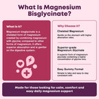 Magnesium Bisglycinate Chelate Gummies, 400 mg High Absorption Magnesium Bisglycinate with L-theanine Supplement for Women and Men, Calm, Sleep, Muscle, Bone Support, Sugar Free, Vegan, 60 Day Supply