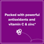 Zarbee's Adult Daily Immune Support Liquid, Vitamin C & Zinc, 8 fl oz | For Adults & Kids Ages 12+ Years, High Concentrate Liquid, Black Elderberry Flavor, For Daytime Use