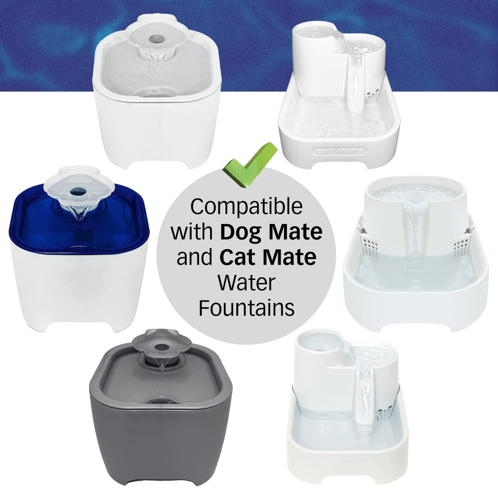 Replacement Water Filter Cartridges for Cat Mate & Dog Mate Fountains, Pack of 10