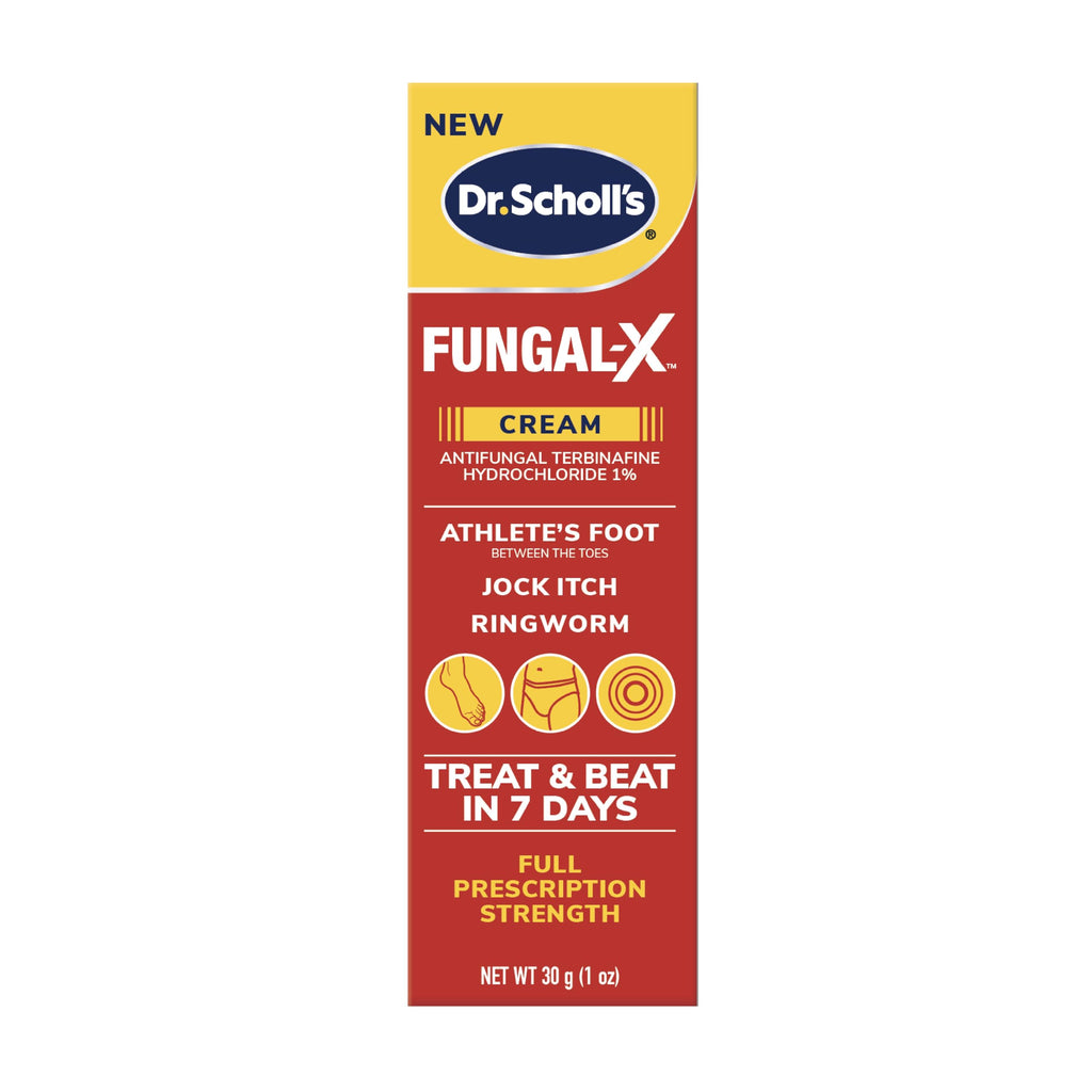 Dr. Scholl's Fungal-X Cream - Treatment for Athlete's Foot, Jock Itch, 1 oz