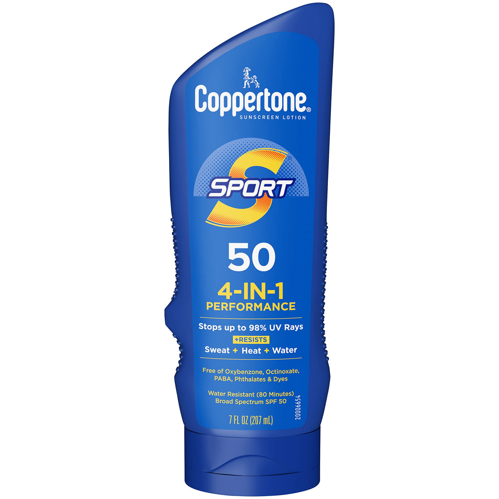 Buy now Coppertone SPORT Sunscreen Lotion Broad Spectrum SPF 50 (3 Fluid Ounce) (Packaging may vary) at indiglob india