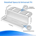 Z Brackets Solar Panel Mounting Kit (16 Pack) - Heavy Duty Corrosion-Resistant Aluminum for RV, Boat, Roof & Off-Grid Installations