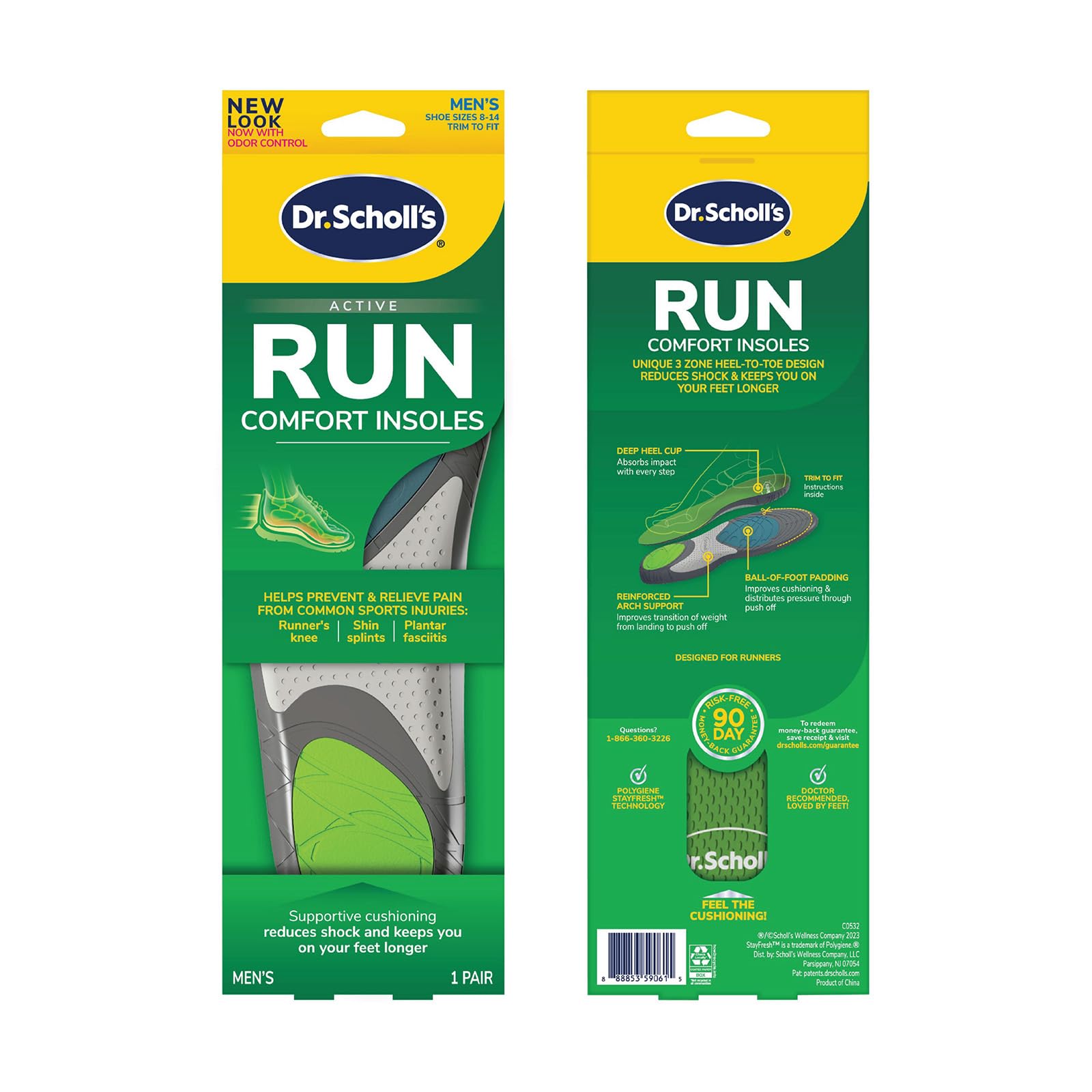 Buy now Dr. Scholl's Run Active Comfort Insoles,Trim to Fit Inserts at indiglob india
