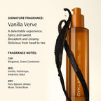 CYKLAR Vitamin C Body Oil for Women and Men. Moisturizing Vanilla Verve Scented Body Serum for Glowing Skin. Nourishing, Hydrating After-Shower and Bath Skin Care Moisturizer, 4.2 Fl Oz