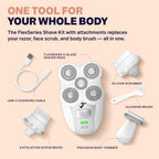 Freebird FlexSeries Electric Razor for Women - Silk Smooth Legs, Body Hair, & Pubic Shaver - for Private Area, Sensitive Skin, Bikini Trimmer