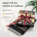 Smallbudi 72 PCS Tiny Detail Paint Brushes, Fine Tip Paint Brush Set 3 Size