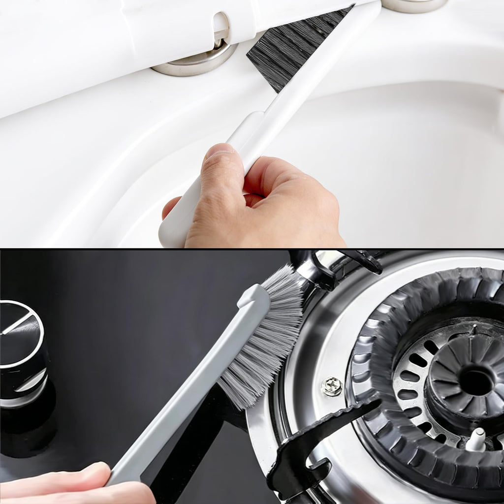 12 Pcs Crevice Cleaning Brush, Straw Brush for Bathroom, Kitchen and Window