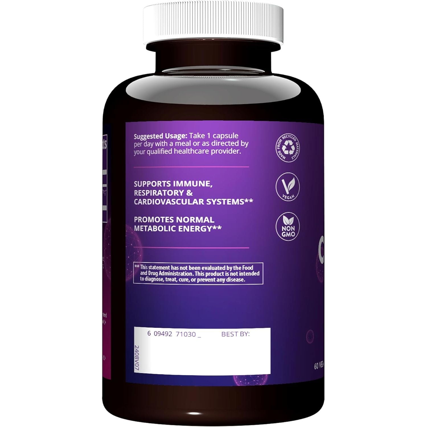 Buy now MRM Nutrition Cordyceps | CS-4 Strain | Endurance | Adaptogens | Mushrooms | Energy + Endurance | Vegan | 60 Servings at indiglob india