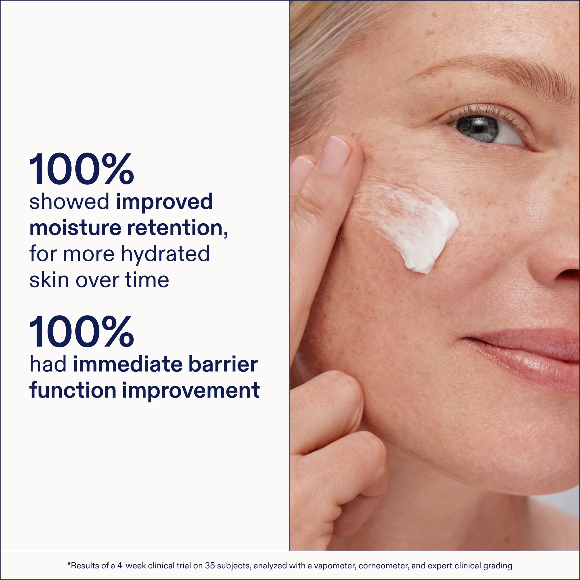 Skinfix Triple Lipid-Peptide Cream - 1.7 oz - Rich Face Moisturizer with Hyaluronic Acid - Hydrates & Restores Dry, Sensitive Skin - Non-Comedogenic, Fragrance Free, Vegan, Cruelty Free