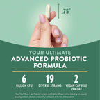 Raw Flora Bloat and Gas Probiotic for Women & Men | 60 Capsules