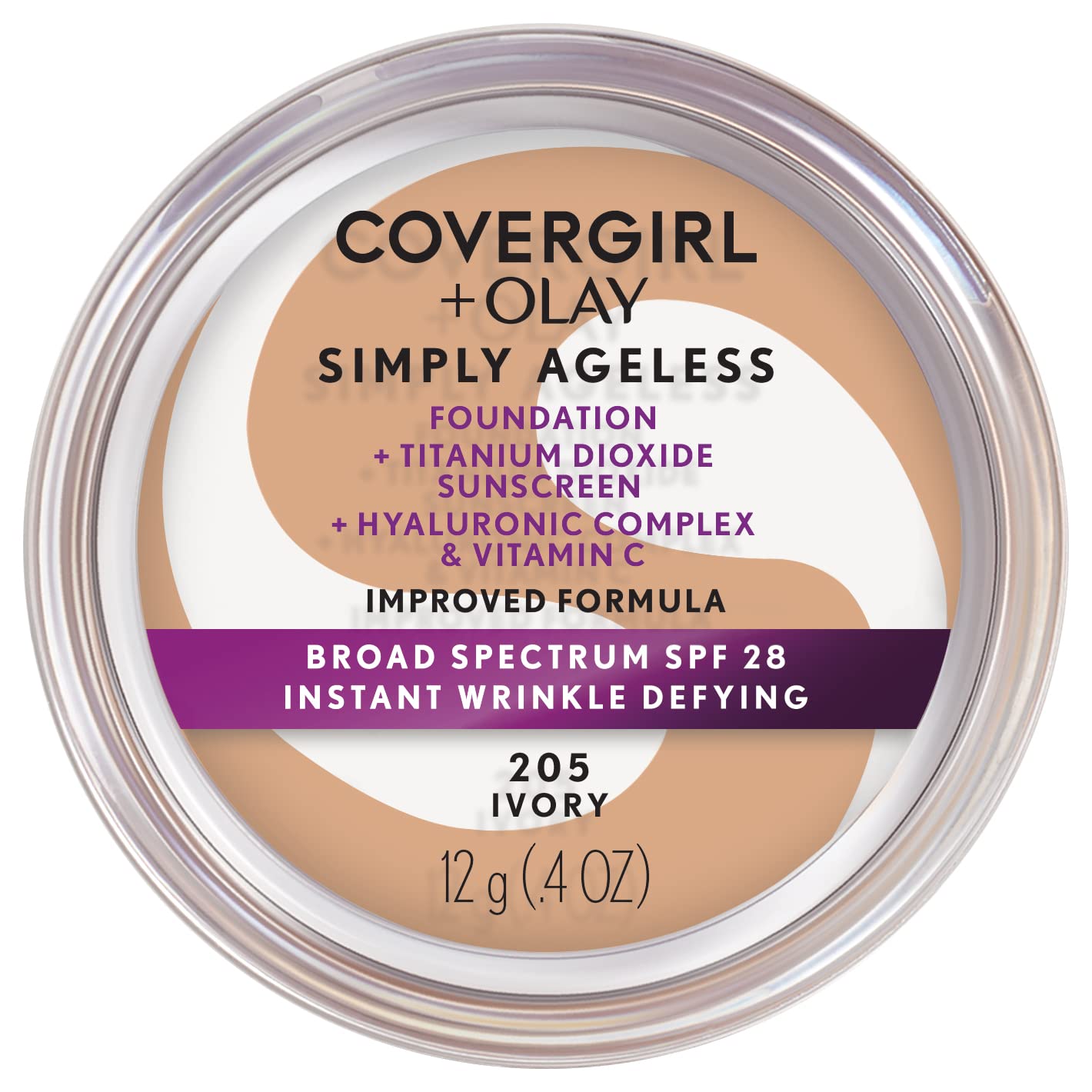 Buy now COVERGIRL+OLAY Simply Ageless Instant Wrinkle-Defying Foundation, 210 Classic Ivory, 0.44 Fl Oz (Pack of 1) at indiglob india