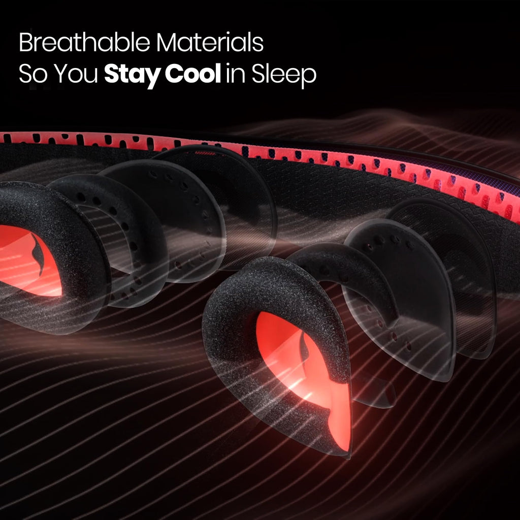 Manta Pro Sleep Mask - 100% Light Blocking Sleep Mask for Side Sleepers, Breathable and Comfortable, Spacious & Zero Pressure for Long Lashes, Perfect for Sleep/Travel/Nap/Shift Work