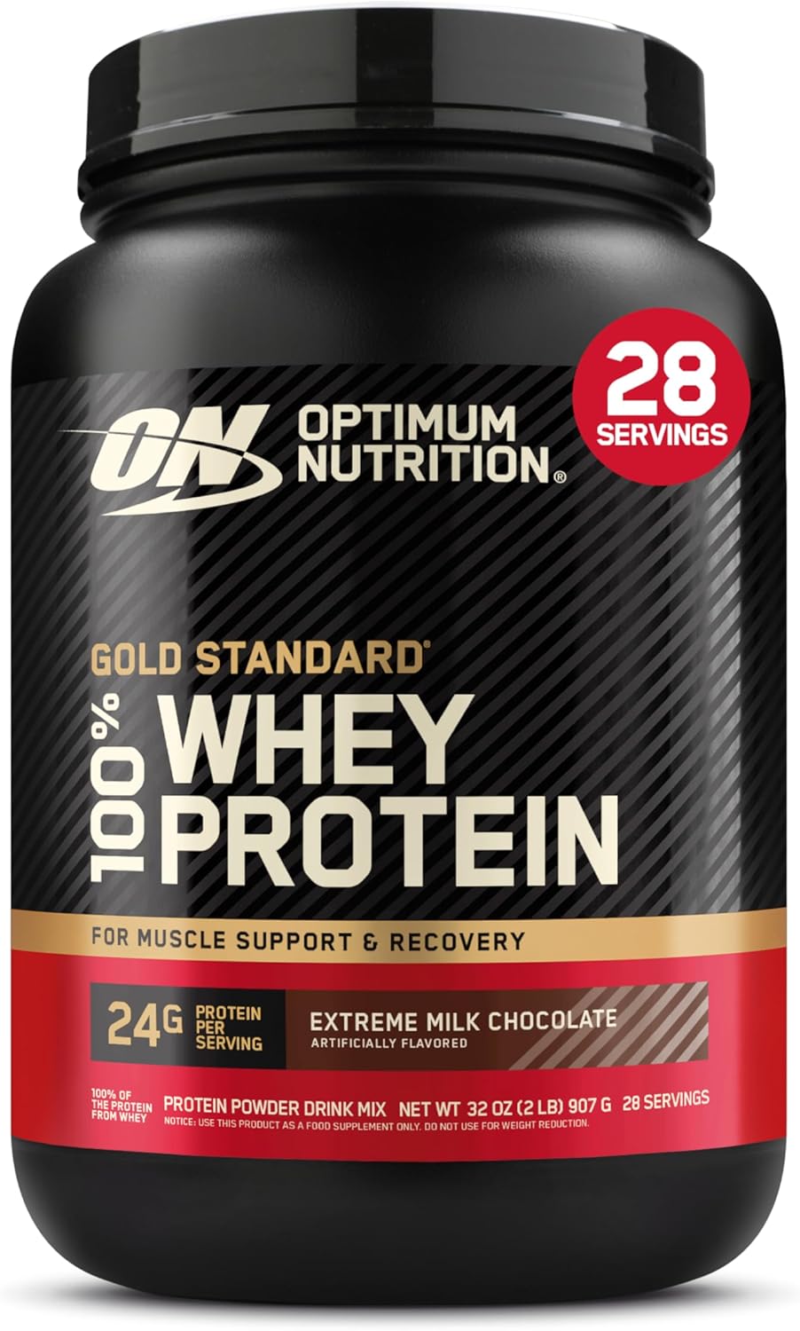 Buy now Optimum Nutrition Gold Standard 100% Whey Protein Powder, Double Rich Chocolate, 5 Pound (Packaging May Vary) at indiglob india