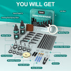 Fishing Rod Repair Kit - 3-in-1 Fishing Pole Complete Supplies Kit