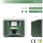 Buy now ASPECTEK Yard Sentinel Outdoor Ultrasonic Animal Repeller with Motion Sensor, Adjustable Volume, Waterproof, Extension Cord, Powerful Repel for Squirrel, Raccoon, Skunk, Rabbit, Fox, Deer, Etc at indiglob india