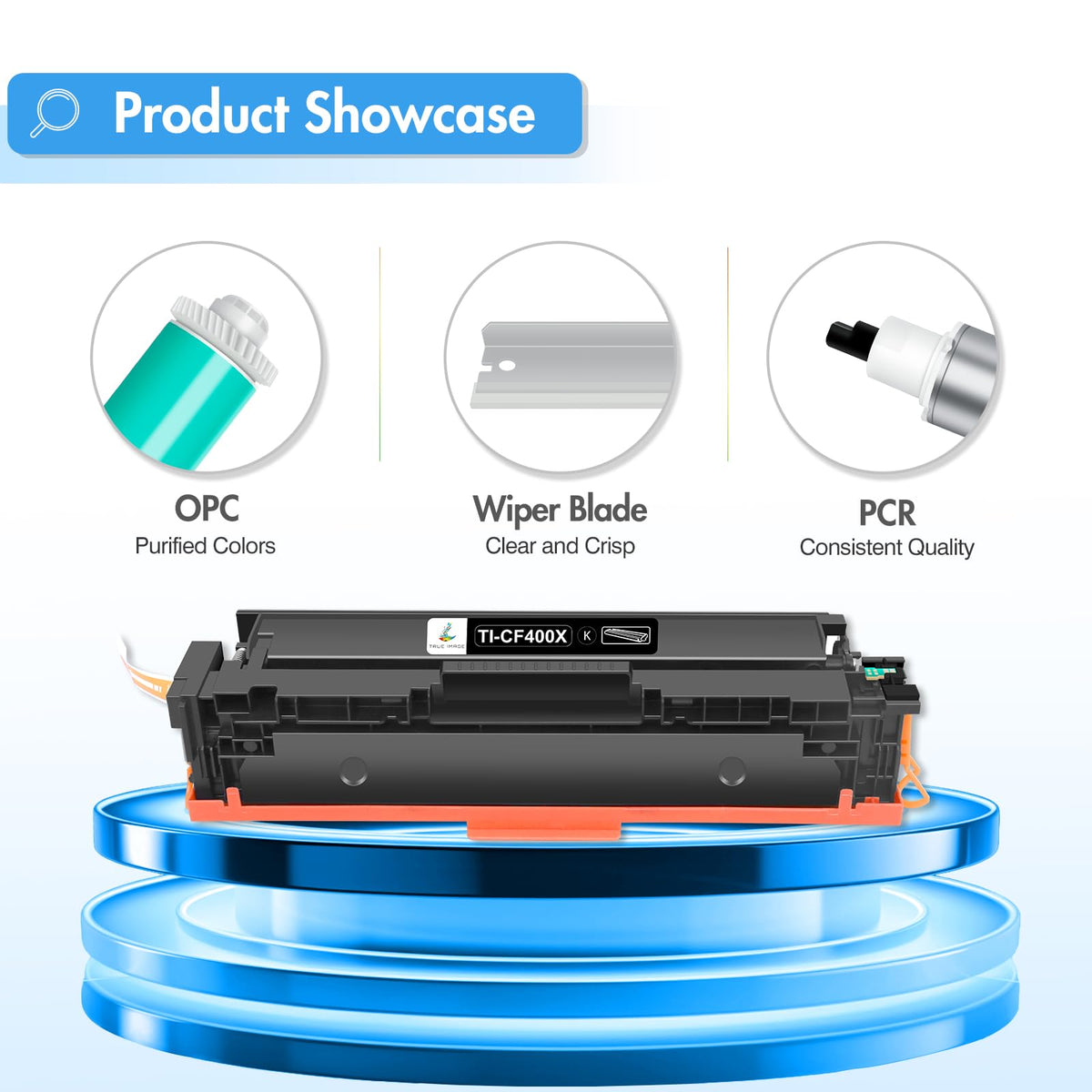 201X Toner Cartridges 4 Pack High Yield for HP 201A LaserJet MFP M277dw