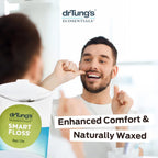 Buy now DrTung's Smart Floss - Natural, PTFE & PFAS Free Floss, Gentle on Gums, Expands & Stretches, BPA Free Floss - Natural Dental Floss Cardamom Flavor (Pack of 3) at indiglob india