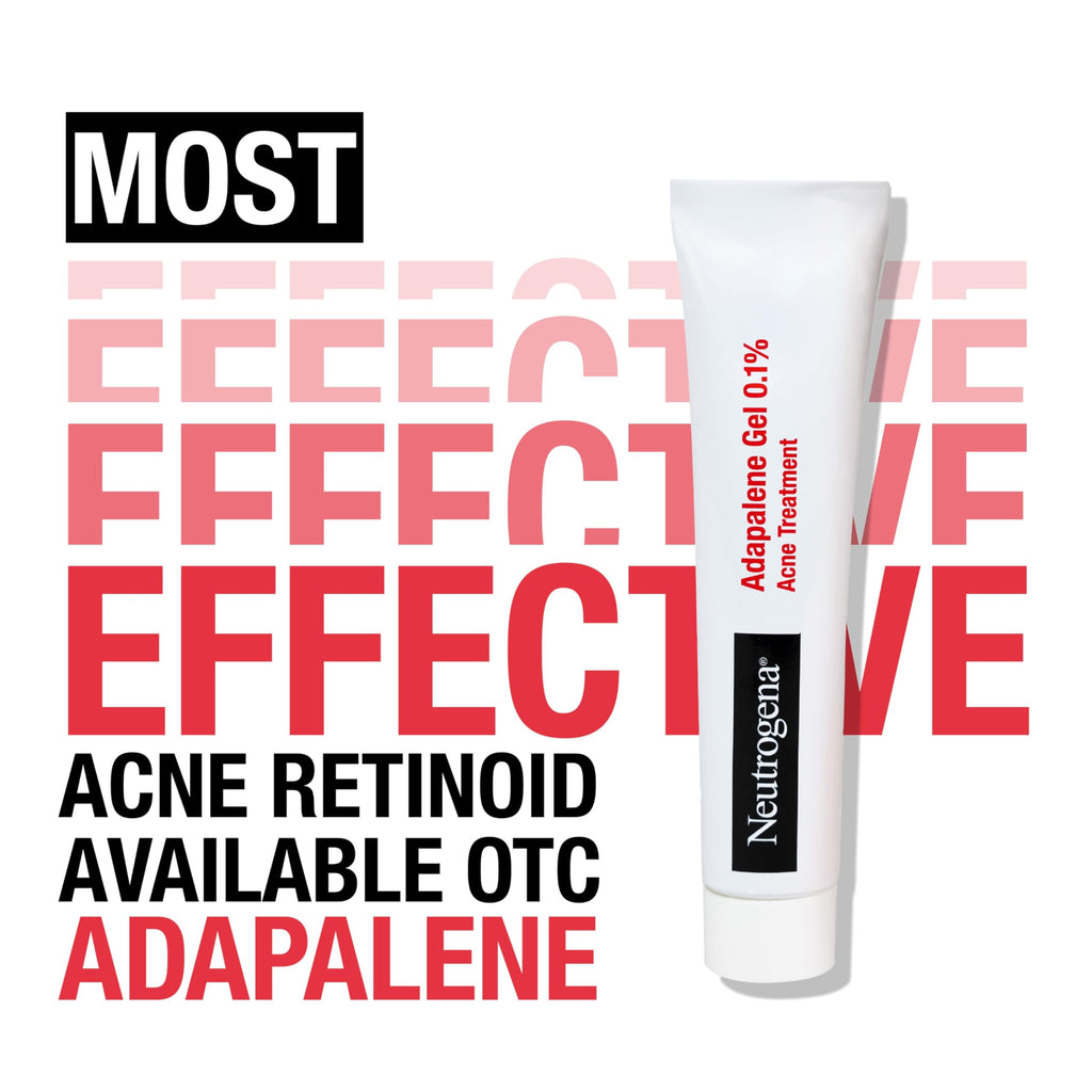 Buy now Neutrogena 0.1% Adapalene Gel Acne Treatment, Topical for Acne, Adapalene Medication for Blemishes, Once Daily Topical Retinoid to Prevent Breakouts, Oil & Fragrance-Free, 1.6 oz at indiglob india