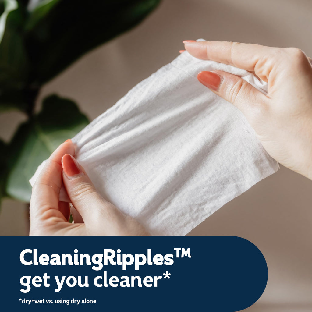 Cottonelle Fresh Feel Flushable Wet Wipes, Adult Wet Wipes, 8 Flip-Top Packs, 42 Wipes Per Pack (336 Total Wipes)