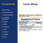 Puritan's Pride Premium Lutigold™ Lutein Carotenoid 20mg with Zeaxanthin