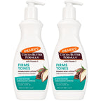 Palmer's Firming Body Lotion, Cocoa Butter Formula, Pump Bottle (13.5 Oz) | Toning & Tightening Cream with Triple Action Firming Q10, Collagen & Elastin for Smoother, Less Dimpled Skin, 48hr Moisture