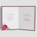Wife Birthday Card With Printed Verse Premium A5 Size UK Made