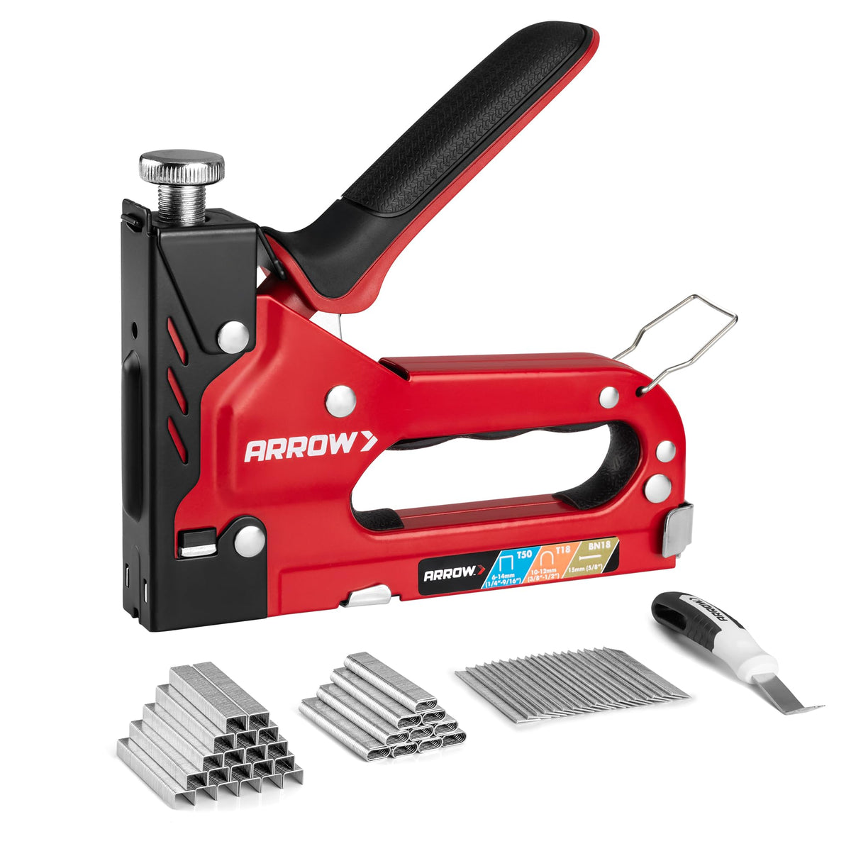 Arrow Heavy Duty 3-in-1 Upholstery Staple Gun with 3000 Staples