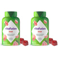 Vitafusion Iron Gummy Vitamin Supplement,Supports Red Blood Cell Production*,Guava Hibiscus Flavor,30 Servings,60 Count (Pack of 2)