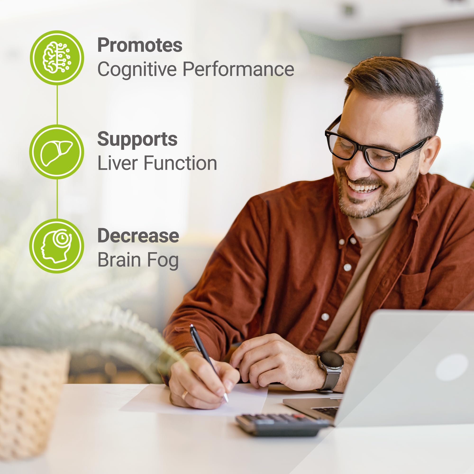 Nested Naturals Choline Bitartrate 500mg Per Serving - High Potency Choline Supplements - Supports Prenatal Maternal & Fetal Health During Pregnancy* - 100% Vegan & Non-GMO - 2-Pack (180 Capsules)