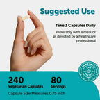 Hyaluronic Acid Complex 3000mg with Collagen & MSM, 240 Veg Capsules