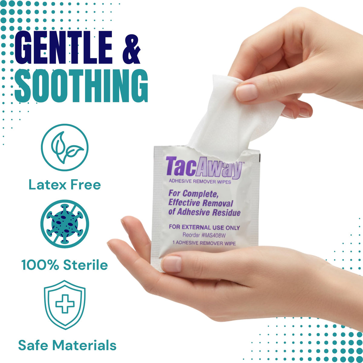 Torbot Trms408W - Tacaway Adhesive Remover Wipe, Non-Acetone, 50/Box