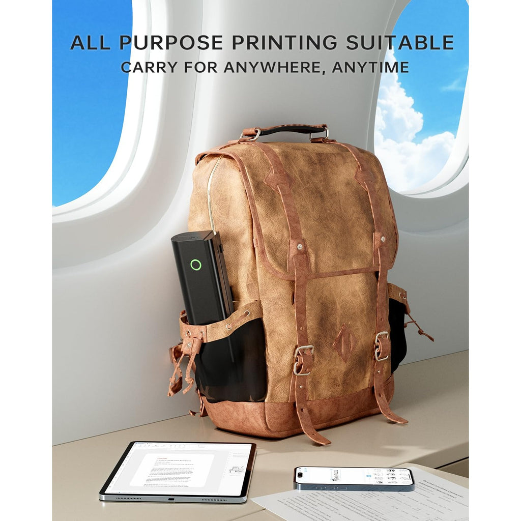 Portable Printers Wireless for Travel, N80 Bluetooth Thermal Printer