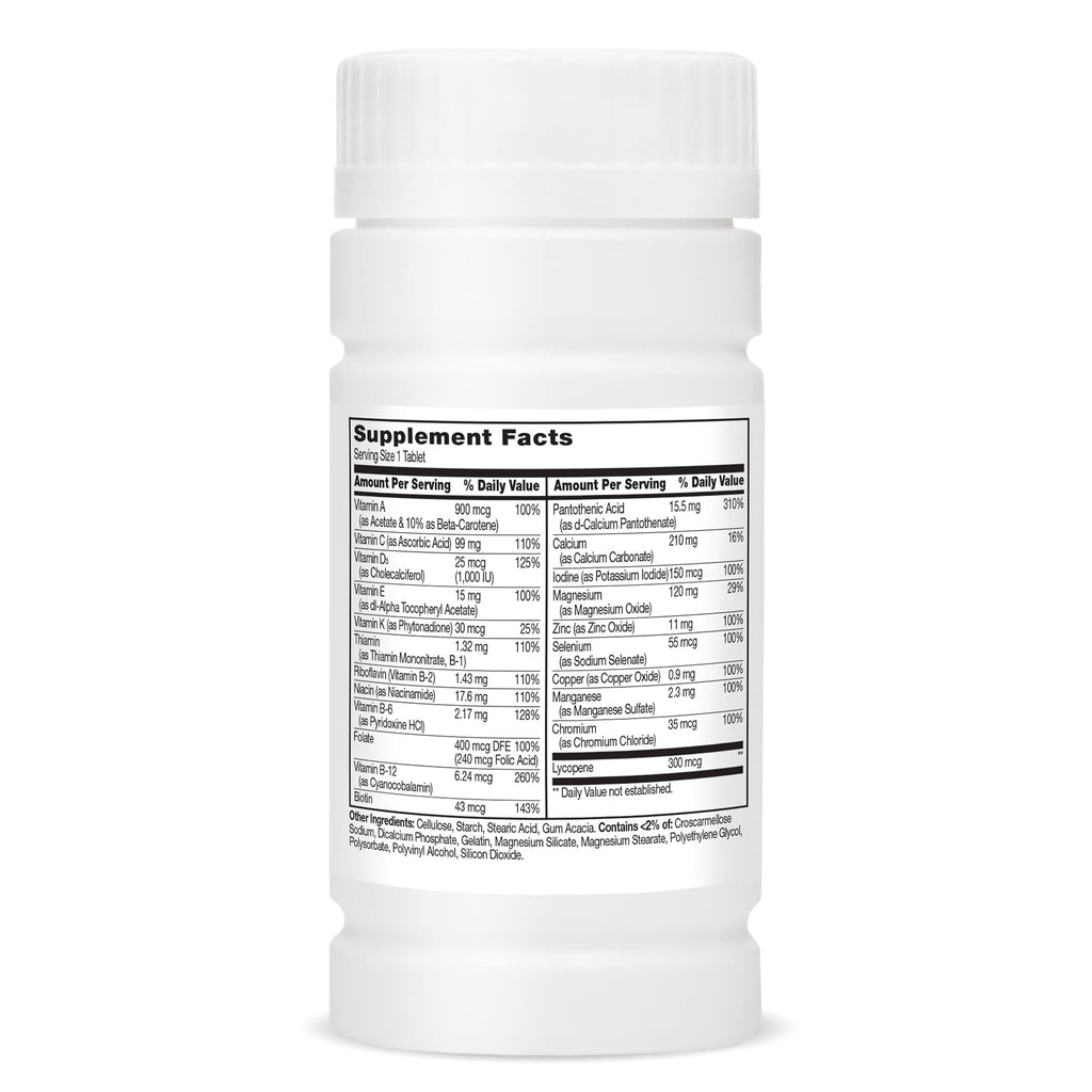 21st Century One Daily Men's Health Multivitamin Tablets, 100 Count | Complete Daily Multivitamin & Multimineral, Compare VS. One A Day® Men's, Men with Lycopene, Zinc & Lutein for Heart