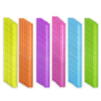 30 Pack Clear Plastic Rulers 12 Inch, Transparent Bulk Rulers for Classroom