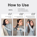 Step-by-step guide on using the 4-in-1 travel dual voltage hair dryer. Available for order online today!