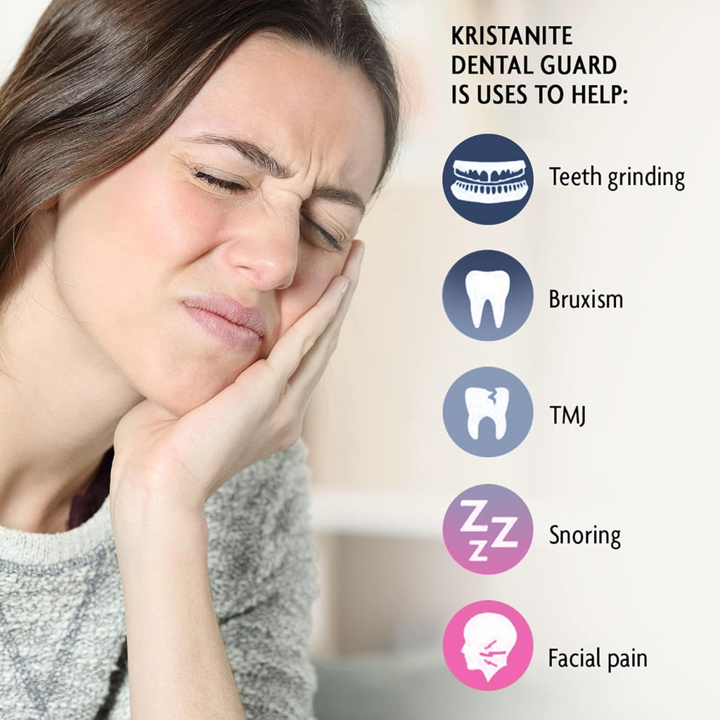 Buy now Anti Teeth-Grinding Dental Guard-Ready to use-No Boiling or Molding, Slim, Sleek and Comfortable Works for Upper and Lower Jaw, relieves pain and corrects TMJ and Bruxism at indiglob india