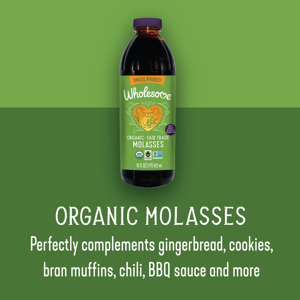 Buy now Wholesome Sweeteners, Blackstrap Molasses, 16 oz at indiglob india