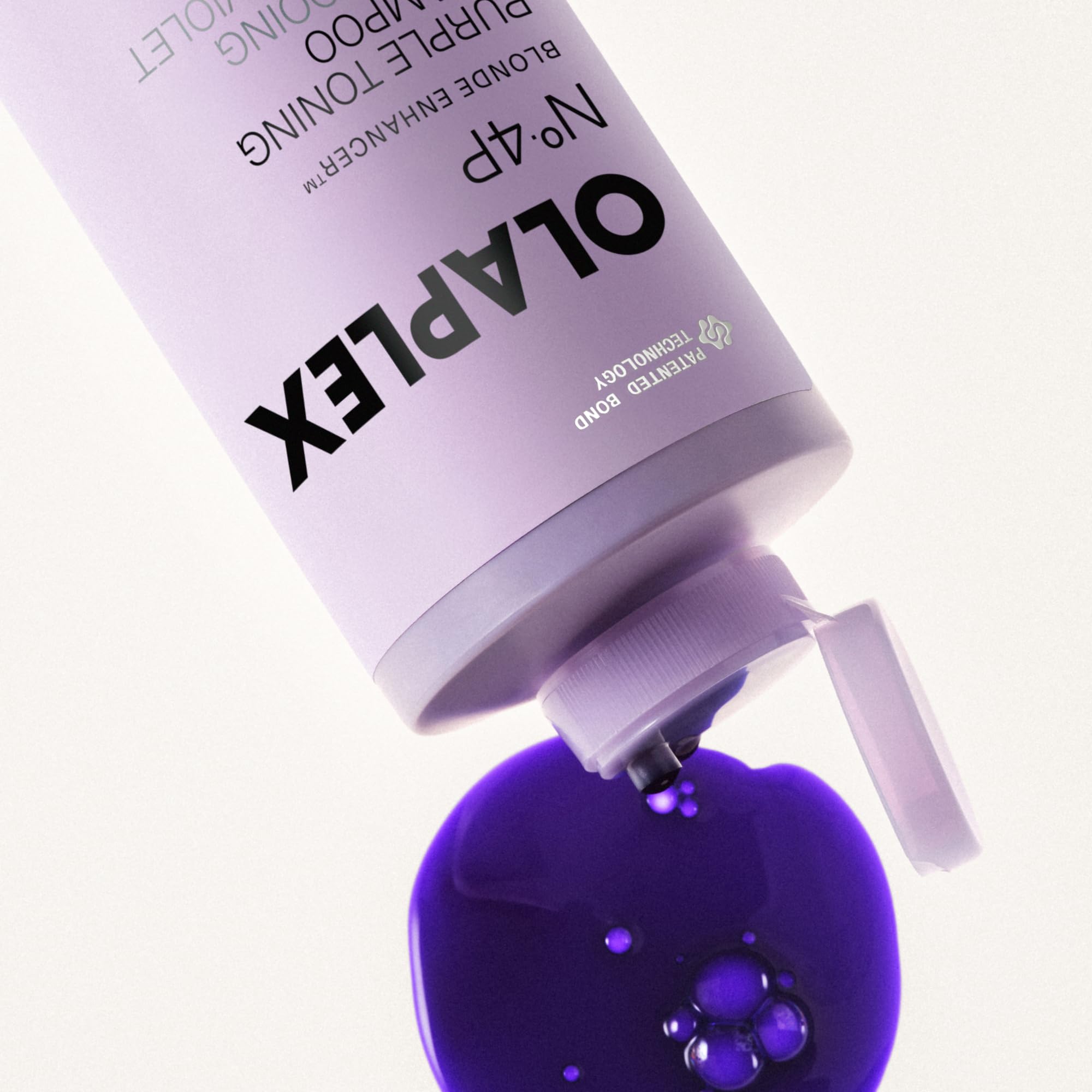 Olaplex N°.4P Blonde Enhancer Purple Shampoo | Toning Hair, 250 mL | For Blonde, Lightened & Grey Hair; Violet Toning Agents; Suitable for All Hair Textures