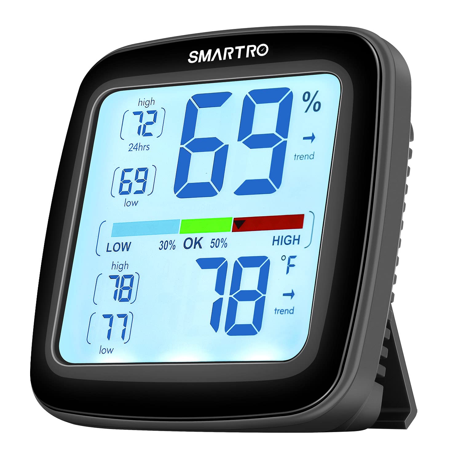 Buy now SMARTRO SC42 Professional Digital Hygrometer Indoor Thermometer Room Humidity Gauge Pro Accuracy Calibration 1 at indiglob india