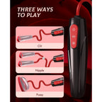 Pussy Pump Adult Sex Toys - Nipple Sucking BDSM Toys Kit Electric Vacuum Vagina Sex Pump with 3 Suction Levels and 7 Modes, Clit Sucker for Women Pleasure, Female Sex Toys for Couples Games