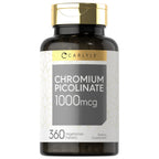 Carlyle Chromium Picolinate Supplement | 1000mcg | 360 Tablets | Vegetarian, Non-GMO, Gluten Free Formula