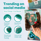 Medi Grade Face Ice Pack and Cooling Eye Mask Set, ChillGel Gel Mask Duo | Ice face mask and gel eye mask soothe puffy eyes, dark circles and migraines, cooling self care with storage bag