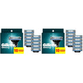 Gillette Mach3 Razor Refills for Men, 10 Razor Blade Refills