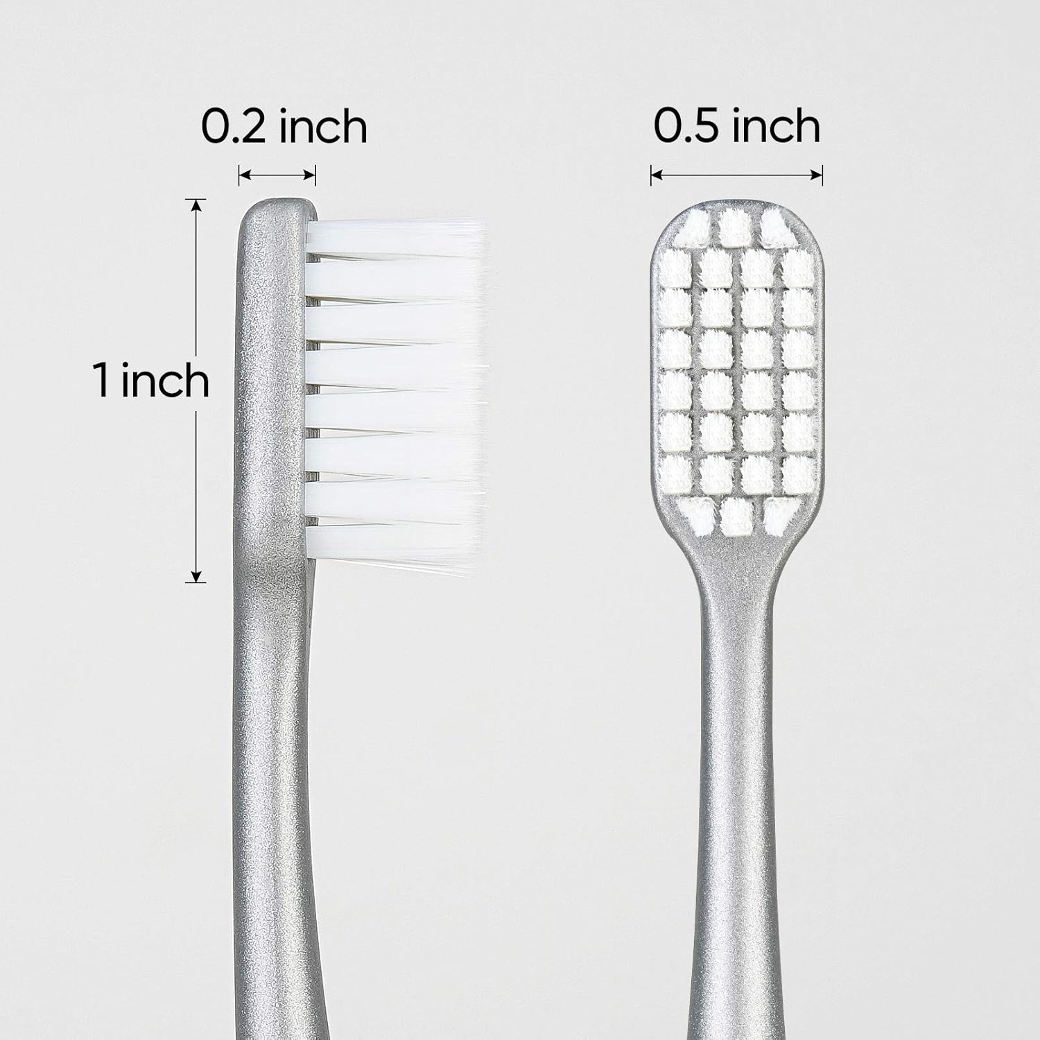 Buy now 10000 Bristle Micro Nano Toothbrush for Sensitive Teeth and Gums Care, Extra Soft Silko Toothbrush for Adults and People with Braces, 4 Count at indiglob india
