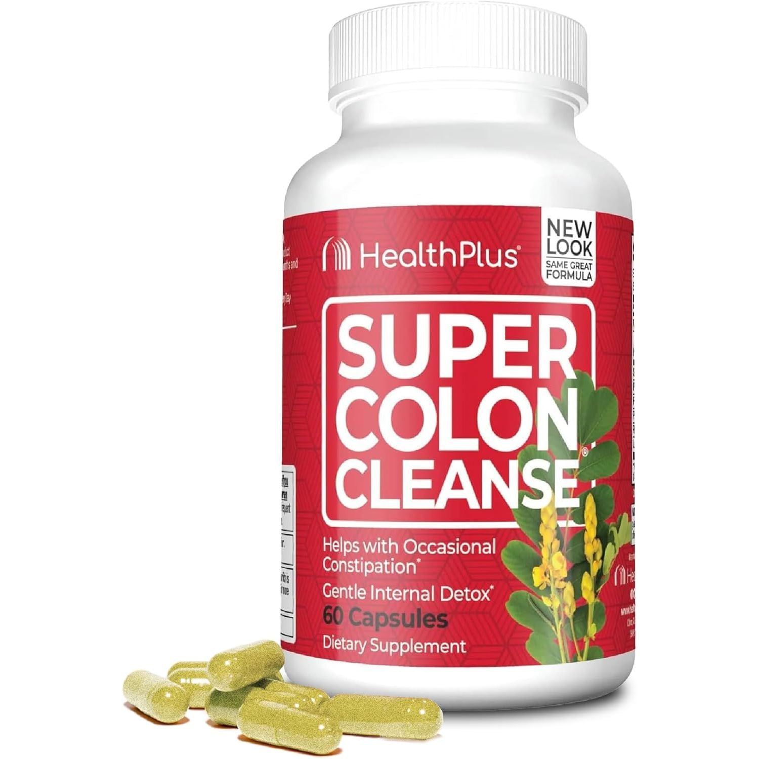 Buy now Health Plus Super Colon Cleanse 15 Day Supply of Gentle Gut Cleanse Detox, Psyllium Husk, Probiotics for Constipation Relief & Digestive Support, 60 Capsules at indiglob india