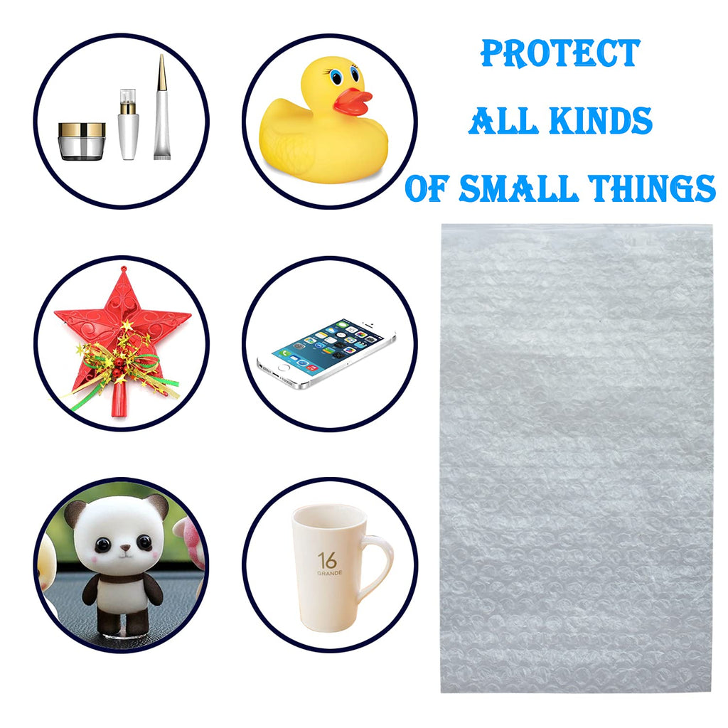 200Pcs Bubble Out Bags&Pouches, 6"x8" Clear Bubble Pouches Wrap Bag