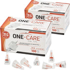 ONE-CARE Pen Tips, 31G x 8mm, Ultra-Fine, Twist-On Design, 100 Count
