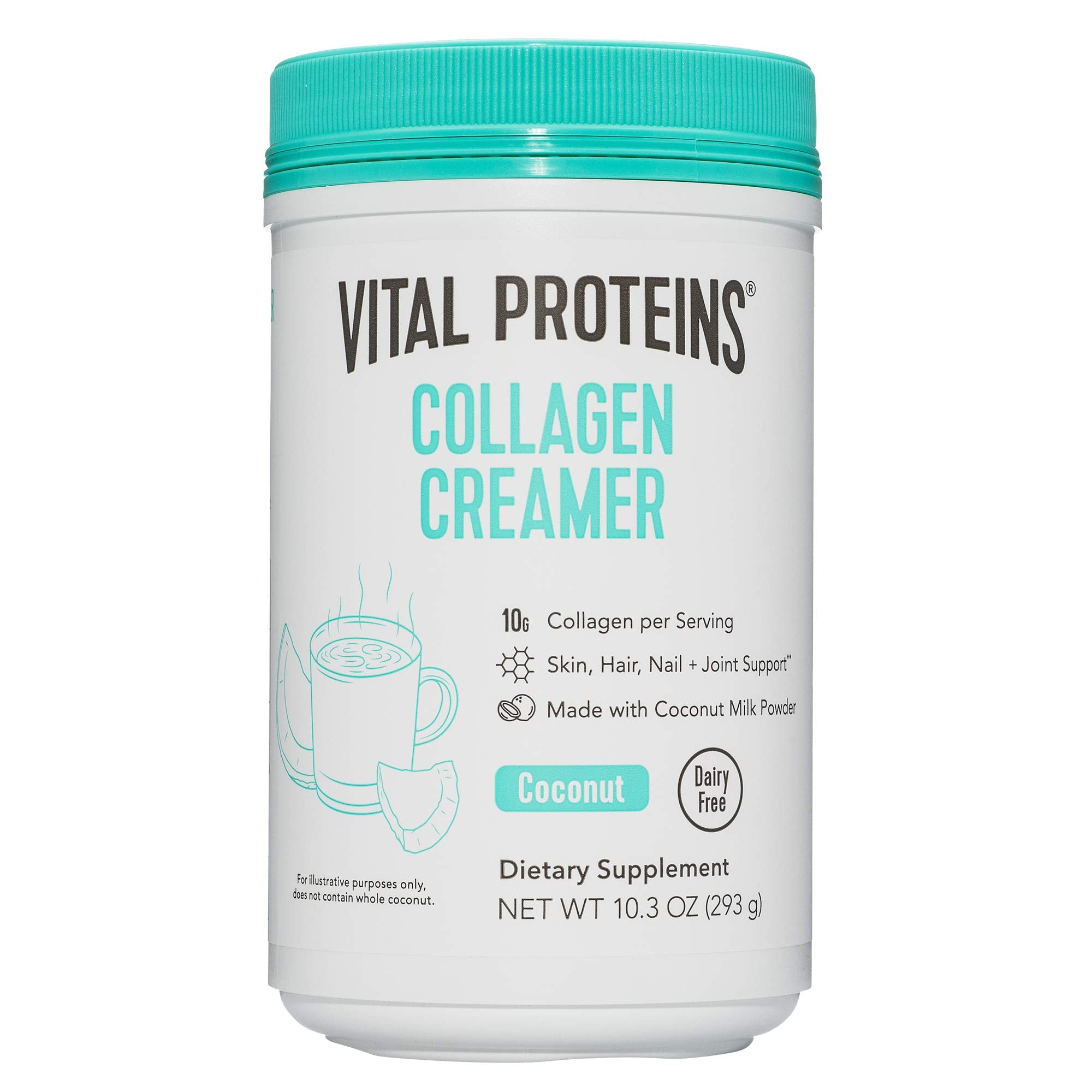 Vital Proteins Collagen Peptides Powder, Mocha Coffee Creamer, 11oz | Collagen Coffee Creamer, Supports Hair Skin & Nails, Mocha Flavor, Daily Coffee Add-In, 12 Servings