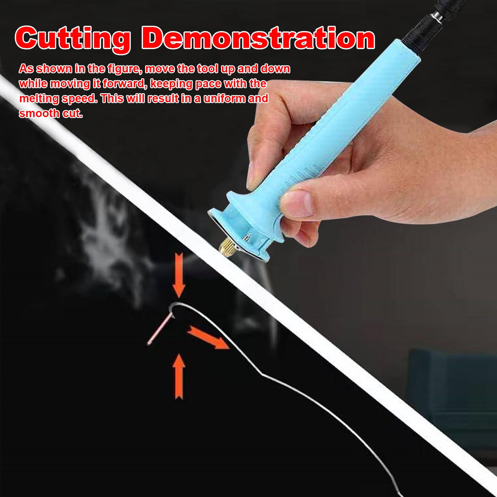 Foam Cutter Electric Hot Wire Cutter Pen 10CM Foam Board Cutting with Stand 18W Hot Knife Styrofoam Cutting Pen with Adaptor Foam Cutting Tool for White Safe Styrofoam,Arts,Handcraft