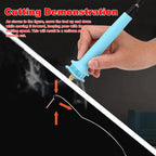 Foam Cutter Electric Hot Wire Cutter Pen 10CM Foam Board Cutting with Stand 18W Hot Knife Styrofoam Cutting Pen with Adaptor Foam Cutting Tool for White Safe Styrofoam,Arts,Handcraft